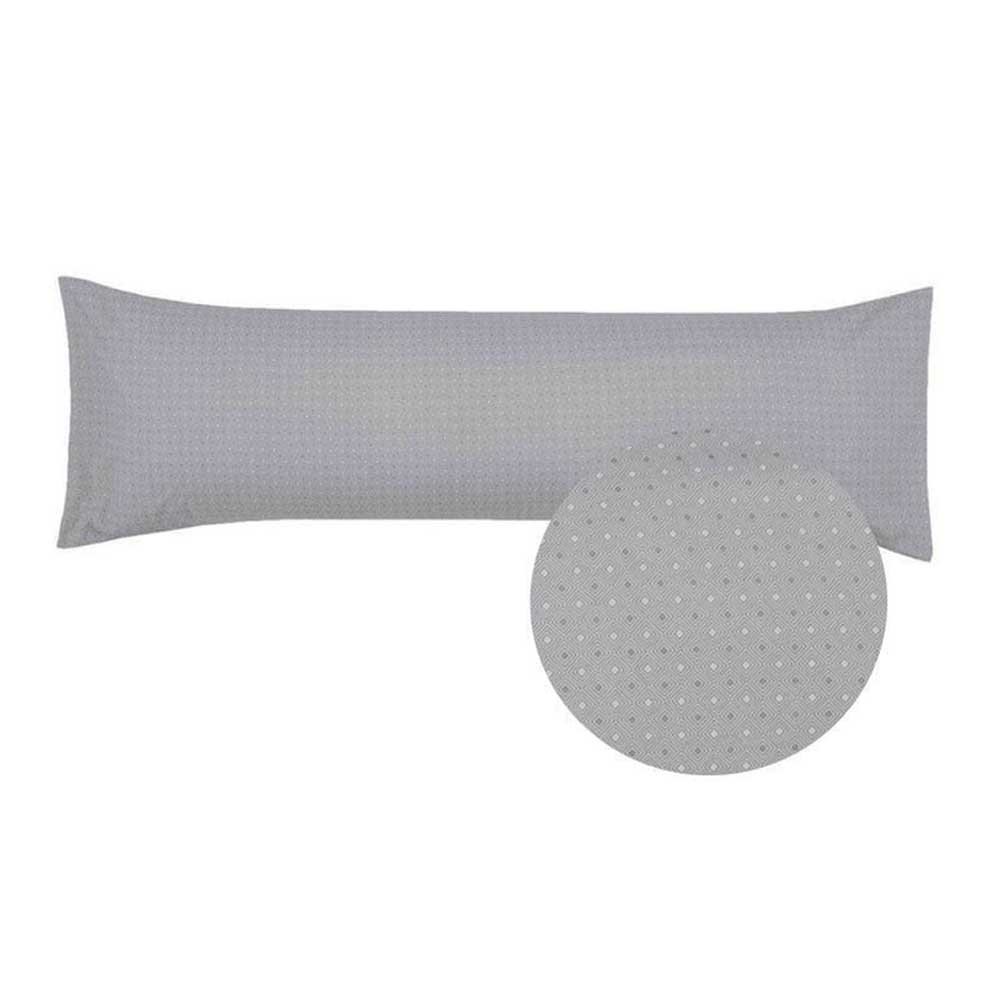 Fronha Para Travesseiro Body Pillow All Design Altenburg:Cinza Bolinha