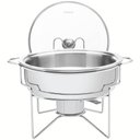 Ver imagem 4 de Rechaud Banho-maria Tramontina em Aço Inox 4,3 Litros com Fogareiro 61041200