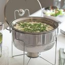 Ver imagem 2 de Rechaud Banho-maria Tramontina em Aço Inox 4,3 Litros com Fogareiro 61041200