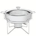 Ver imagem 1 de Rechaud Banho-maria Tramontina em Aço Inox 4,3 Litros com Fogareiro 61041200