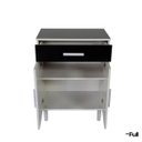 Ver imagem 7 de Balcão Armário Organizador Microondas Simples Cozinha Branco/preto