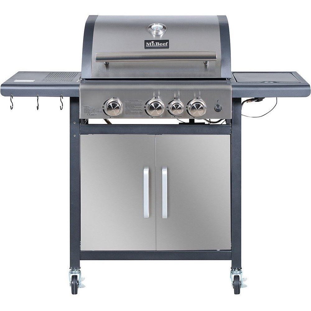 Churrasqueira Americana Premium Inox A Gás Com 4 Queimadores ...