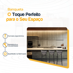Kit 3 Banquetas Alta para Cozinha Junco Degradê Bancada Bistrô Balcão Ilhas Área Gourmet Piscina - 3