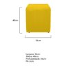 Kit 3 Puffs Decorativos Dado Corano Amarelo - Sts Móveis - 4