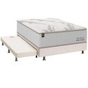 Ver imagem 2 de Cama Box c/Aux Crc Casal +Colchão Molas Boutique Ortobom 138