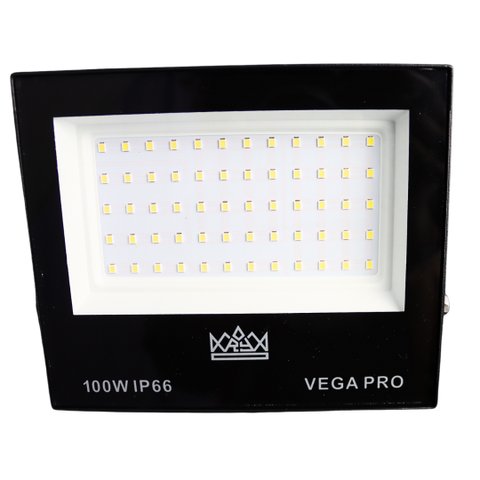 Refletor Led Smd 100w Branco Frio 6000k 9000lm Ip66 Bivolt Roya