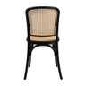 Conjunto Mesa Redonhda Eames Black 90cm + 4 Cadeiras Amis Rattan Sala Cozinha Jantar La Mobilia - 6