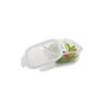 Kit 4 Potes Herméticos de Vidro Quadrados Electrolux:natural - 3