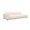 Ver imagem 1 de Sofá Unne 3 Lugares com Chaise Terminal Esquerdo 230cm Off White Boucle