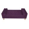 Recamier Félix Solteiro 90cm Suede Roxo - 5