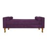 Recamier Félix Solteiro 90cm Suede Roxo - 2