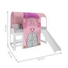 Cama Dossel com Escorregador com Shine Castelo - 2