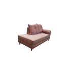 Ver imagem 1 de Divã Recamier Berlim 1,80 cm Lado Direito Suede Rose