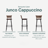 Banco para Bancada Banqueta Alta Cappuccino Balcão Cozinha Bistrô Área Gourmet Churrasqueira - 3