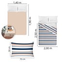 Ver imagem 5 de Jogo de Cama Casal 150 Fios Fiori - Cauã (7810)