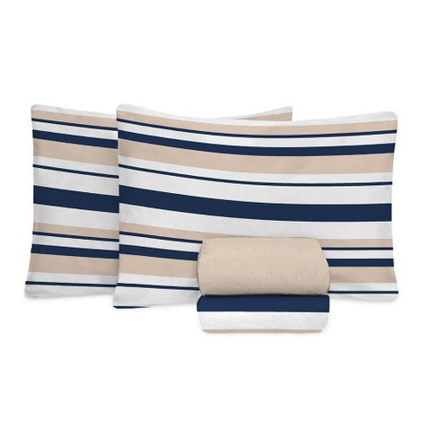 Jogo de Cama Casal 150 Fios Fiori - Cauã (7810)