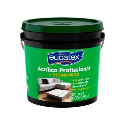 Tinta Acrilica Profissional Areia Balde 15 Litros Eucatex Pa