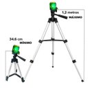 Ver imagem 4 de Kit Nível a Laser Verde 2 Linha com Tripé Ajustável e Suporte