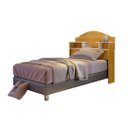 Ver imagem 2 de Cabeceira Solteiro Box Evelyn em Mdf 90 Cm com Nichos Naturale