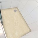 Ver imagem 1 de Piso vinil para box mármore bege travertino antiderrapante - 1,20 x 0,80 metros