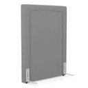 Ver imagem 1 de Cabeceira Cama Box Solteiro Alba 90cm com Frame Linho Cinza - Abmaza