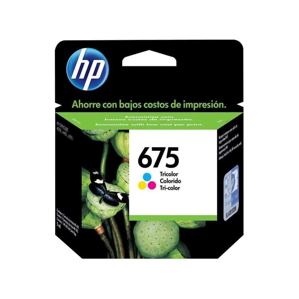 Cartucho de Tinta Hp 675 Cn691al Officejet 4000 4400 4575 | Colorido| Original Hp