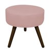 Kit Poltrona Beatriz e Puff Sofia Palito Tabaco Suede Rosê - STS Móveis - 3