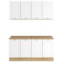 Ver imagem 7 de Armário De Cozinha Completo Ditália Denver 4 Pcs Rv/br D7