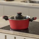 Ver imagem 6 de Caçarola Alumínio Forjado 24 Cm Everyday Vermelho Oxford 138728