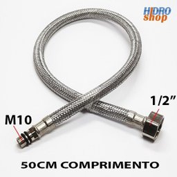 Flexível Monocomando Lorenzetti M10 500mm 1/2" - T114B50 - 2