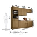 Ver imagem 5 de Cozinha Compacta 5 Peças com Tampo 270cm Elegance Luciane Móveis