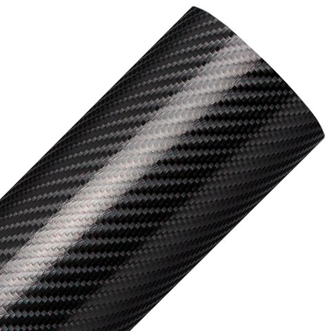 Papel de Parede Vinil Adesivo Fibra de Carbono Preto Película Envelopamento Geladeira Teto Coluna