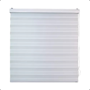 Persiana Rolo Double Vision Zebra 1,80l X 1,60a Branco
