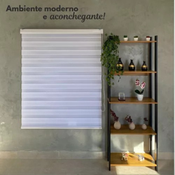 Persiana Rolo Double Vision Zebra 1,80l X 1,60a Branco - 4