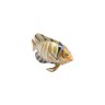 Porta Joias Peixe de Zamac 9cmx3,5cmx6cm Rojemac - 4