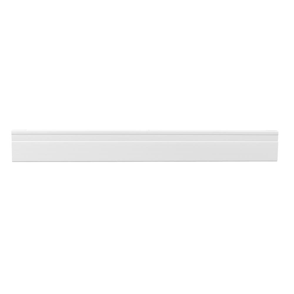 Rodapé de PVC 7cmx15mmx2,40m Master 6 UN AZN- Branco Neve - 4