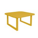Ver imagem 4 de Mesa de Centro Lateral de Apoio para Sala Estar Square Amarelo Laca