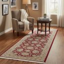 Ver imagem 2 de Tapete Passadeira Oriental Nik 200x75 cm Mod 44 Vermelho