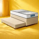 Ver imagem 4 de Cama Box com Auxiliar + Colchão de Molas Ensacadas Double Face Essence Probel Solteiro 88cm