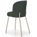 Ver imagem 7 de Kit 05 Cadeiras para Sala de Jantar Cozinha Estofada Gavi Arena L02 Linho Verde Musgo - Lyam Decor