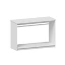 Ver imagem 1 de Balcão com Cabideiro 100% Mdf Modelo Encaixe 135x90x50 Cm Comac