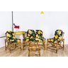 Jogo de mesa e Cadeiras De Bambu, para Varanda, Edícula, Sacada, Jardim - 2