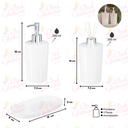 Ver imagem 3 de Kit Lavabo Difusor Banheiro Porta Sabonete Líquido Pia / 187