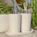 Ver imagem 2 de Kit Lavabo Difusor Banheiro Porta Sabonete Líquido Pia / 187