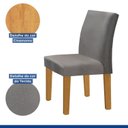 Ver imagem 4 de Kit 2 Cadeiras Estofadas Espanha Espresso Móveis