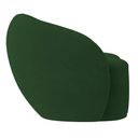Ver imagem 3 de Sofá 2 Lugares Living Orgânico Sala de Estar 160cm Garbin K04 Veludo Verde - Mpozenato