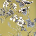 Ver imagem 2 de Papel de Parede Flores e Pássaros Amarelo + Cola Inclusa