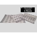 Ver imagem 2 de Kit Tapete e Passadeira Cozinha Acapulco 3 Pecas: Cinza