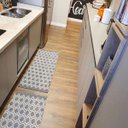 Ver imagem 4 de Kit Tapete e Passadeira Cozinha Acapulco 3 Pecas: Cinza