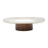 Centro de Mesa de Aço Inox com Base de Madeira Saturn 48cmx48cmx14cm Rojemac - 2